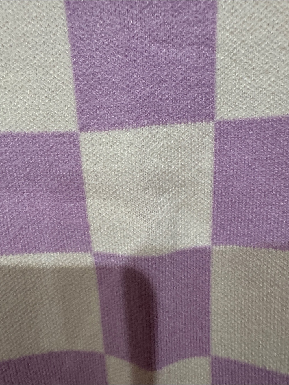 Amazon Lilac and Cream Checker Spaghetti Strap Maxi Dress - Picture 3 of 4
